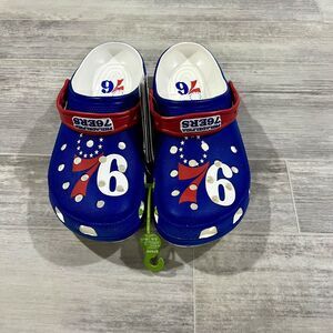 Crocs NBA Philadelphia 76ers Classic Clogs‎ Men's Size M10 W12